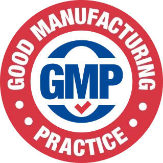 GMP certification mark, as supplied with the product.